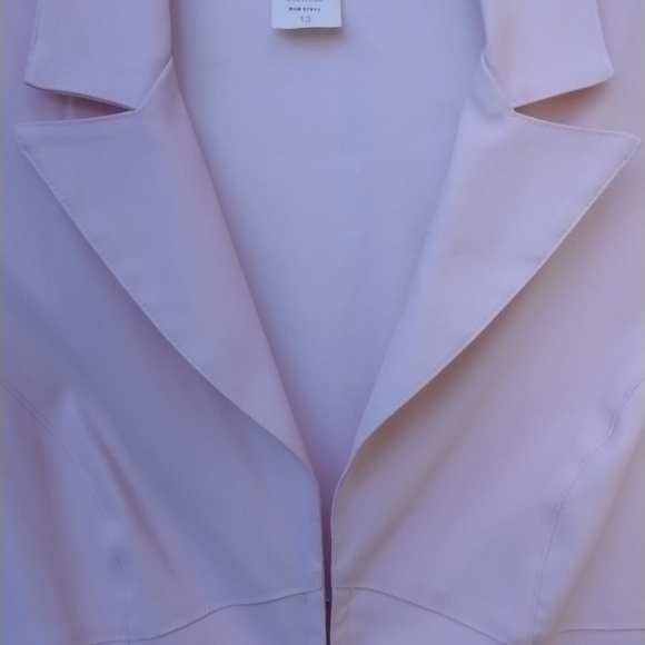 Wrapper women's fitted blazer, touch of pink, size 13 - Picture 10 of 11